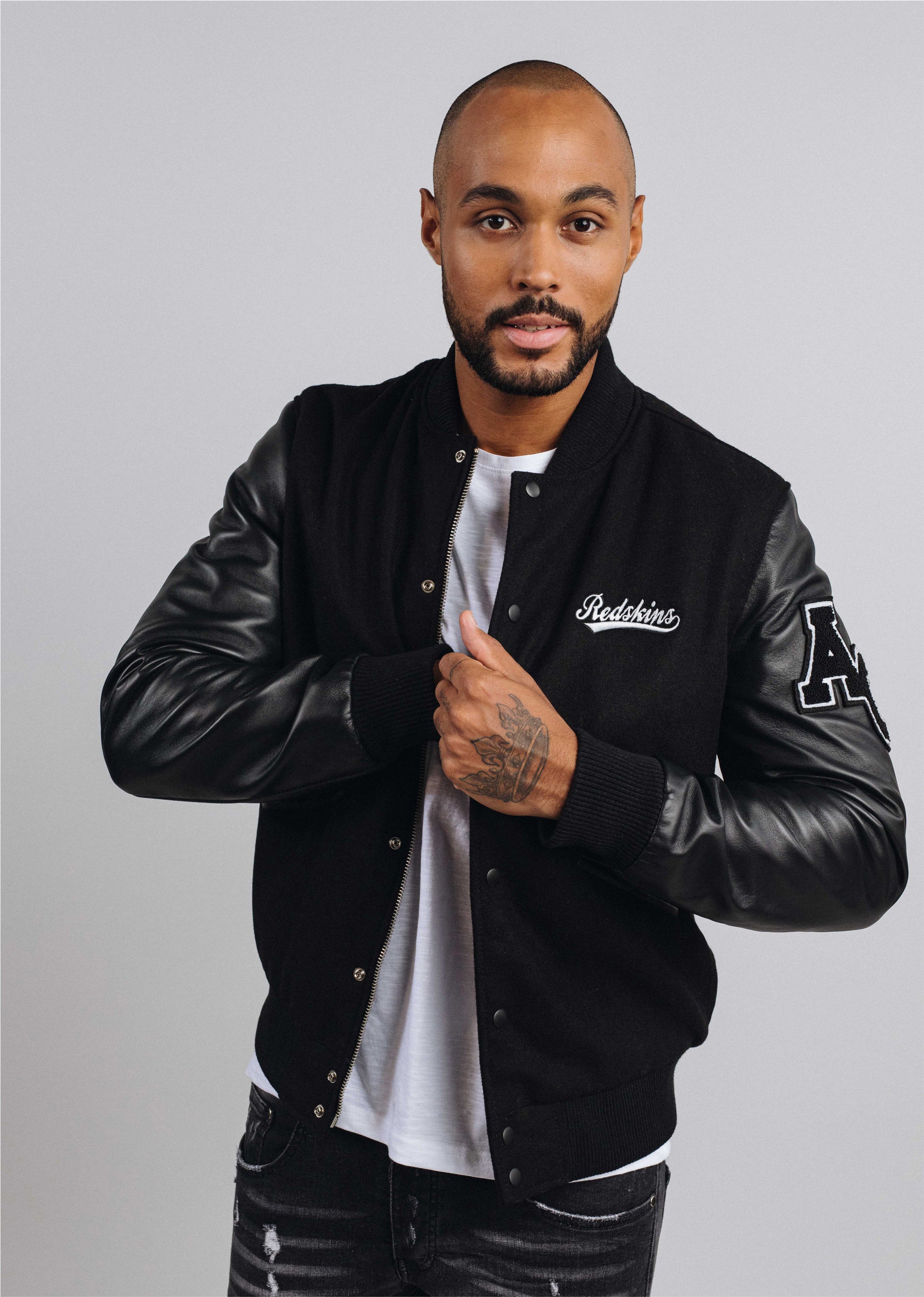 Redskins Manteau Cuir Capuche Veste Cuir Homme Veste Red Skin Cuir