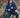 Blouson bleu marine DIAMOND FLAME