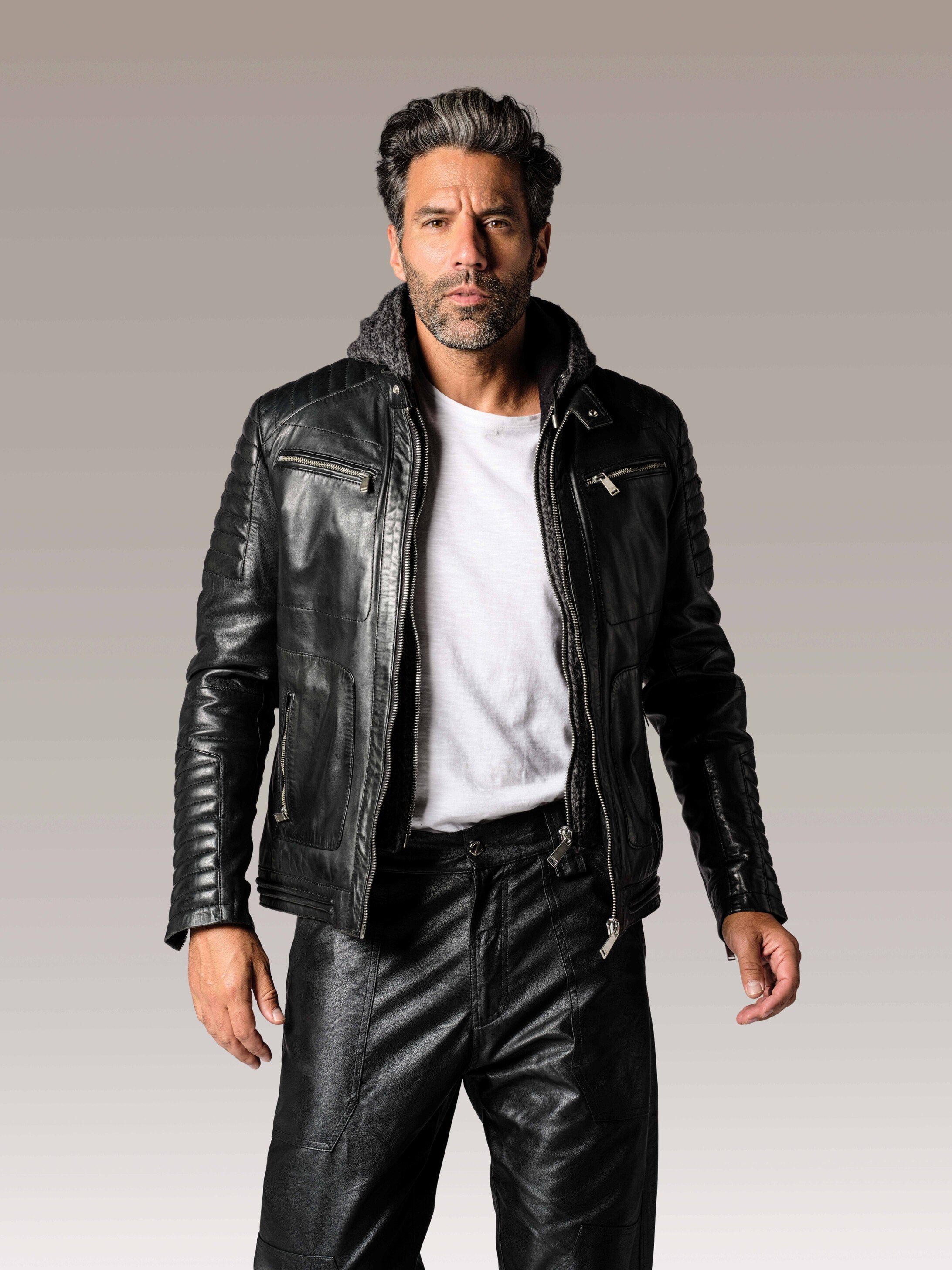 Cuir noir BYRON MOJITO – Redskins