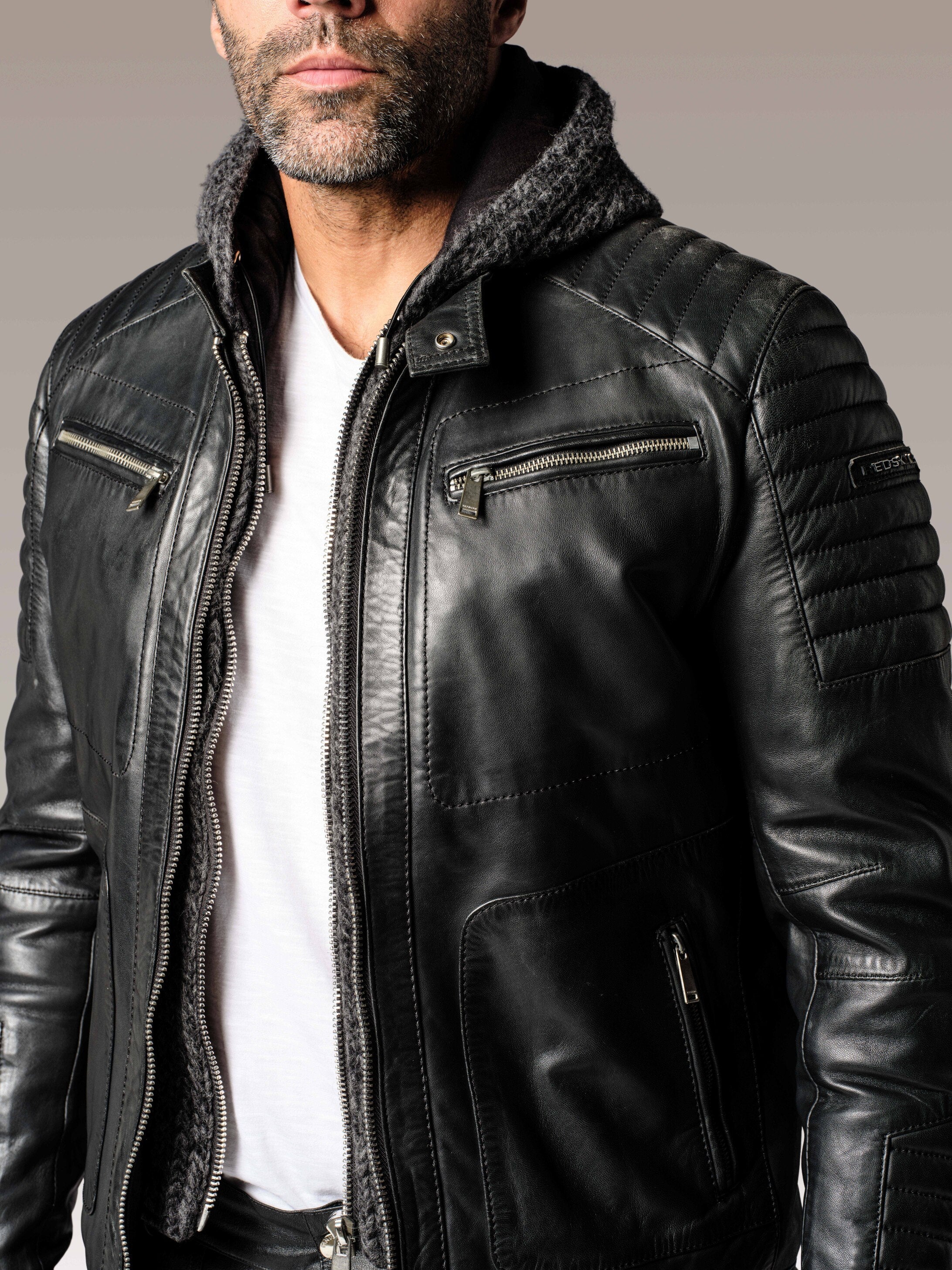 Cuir noir BYRON MOJITO – Redskins - Main Image