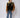 Blouson en cuir noir CAMBRIDGE SCHOOL